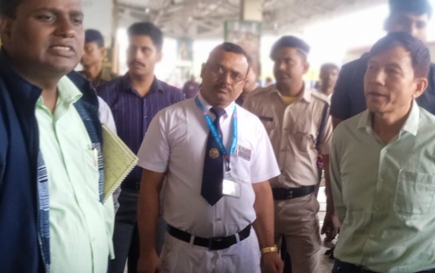 কালিয়াগঞ্জ স্টেশনে প্ল্যাটফর্ম নির্মাণে বেনিয়মের অভিযোগ