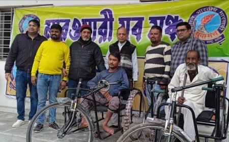 কালিয়াগঞ্জ মাড়োয়ারি যুব মঞ্চের সামাজিক উদ্যোগ