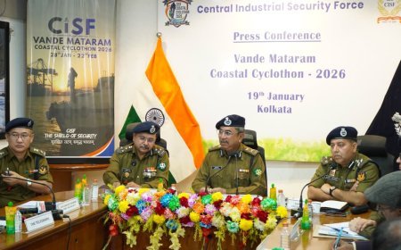 *উপকূলীয় নিরাপত্তা ও জাতীয় ঐক্যের বার্তা নিয়ে শুরু হচ্ছে ‘সিআইএসএফ বন্দে মাতরম কোস্টাল সাইক্লোথন–২০২৬*’