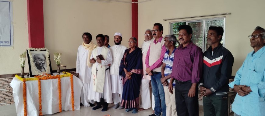 মহাত্মা গান্ধীর প্রয়াণ দিবসে সম্প্রীতির অনন্য দৃষ্টান্ত