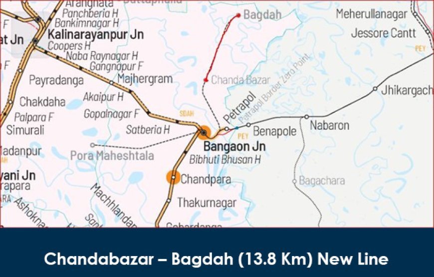 বনগাঁ, রানাঘাট ও পার্শ্ববর্তী অঞ্চলের রেল যোগাযোগ ব্যবস্থায় নতুন দিগন্ত: উত্তর ২৪ পরগনা ও নদিয়া জেলায় ৪টি নতুন রেল প্রকল্পে সবুজ সংকেত