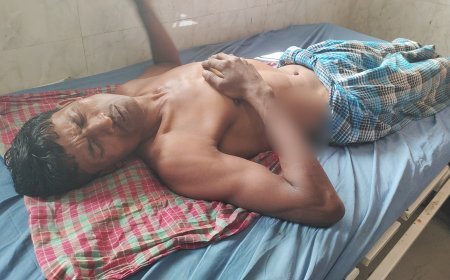 ঘরের এসবেসটসের চালা ভেঙে জখম যুবক