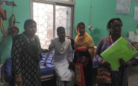 অসুস্থ মাধ্যমিক পরীক্ষার্থী,হাসপাতালে পরীক্ষা দিল