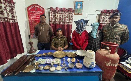 চুরি যাওয়া অলংকার উদ্ধার, গ্রেপ্তার ২