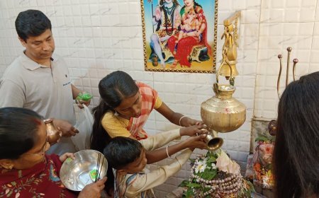 হায়দার পাড়া পলাশীময়ী মন্দিরে  শিবরাত্রি পালন