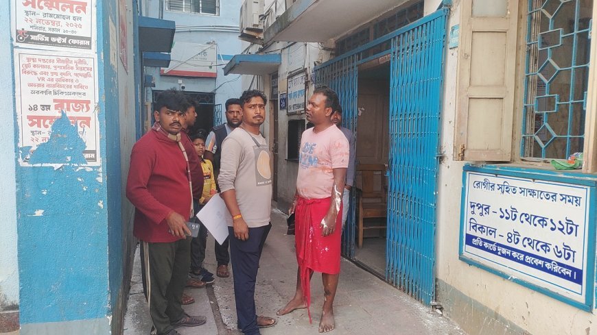 আগুনে পুড়ে জখম দম্পতি