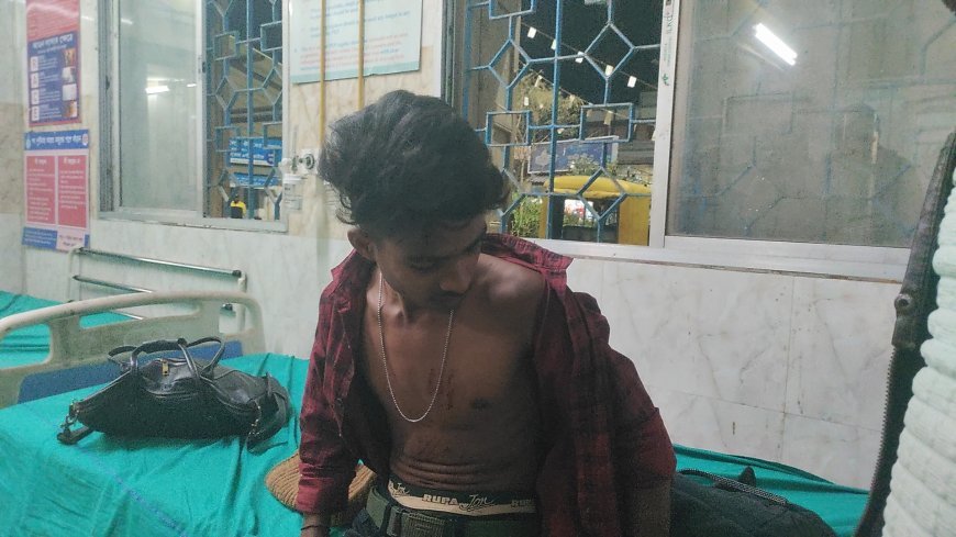 ব্লেড দিয়ে ক্ষতবিক্ষত করে মাতলা ব্রীজে ছিনতাই,জখম কিশোর