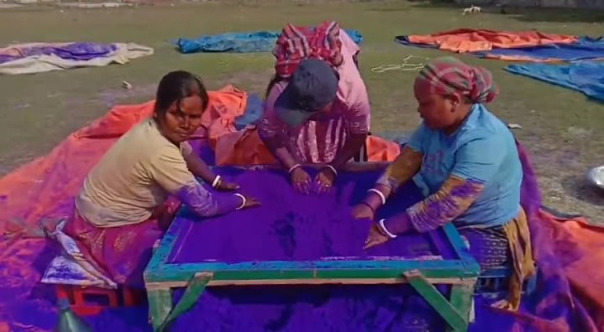 হোলির কাউন্ট ডাউন শুরু! কারখানায় তৈরি হচ্ছে রংবেরঙের আবির