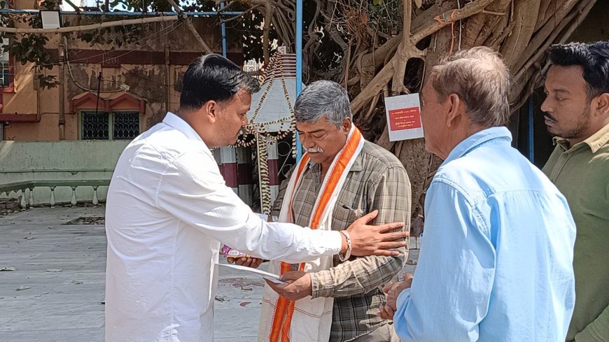 বুথ স্তরের বর্ষীয়ান নেতৃত্বকে সন্মাননা জ্ঞাপন