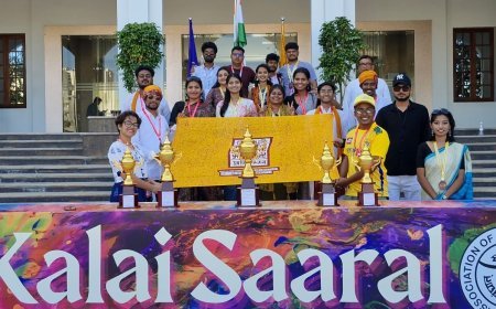 জাতীয় যুব উৎসবে বিশ্বভারতীর সাফল্য, একাধিক বিভাগে পদক