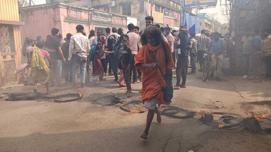 নাবালিকার রহস্যমৃত্যু পথ অবরোধ