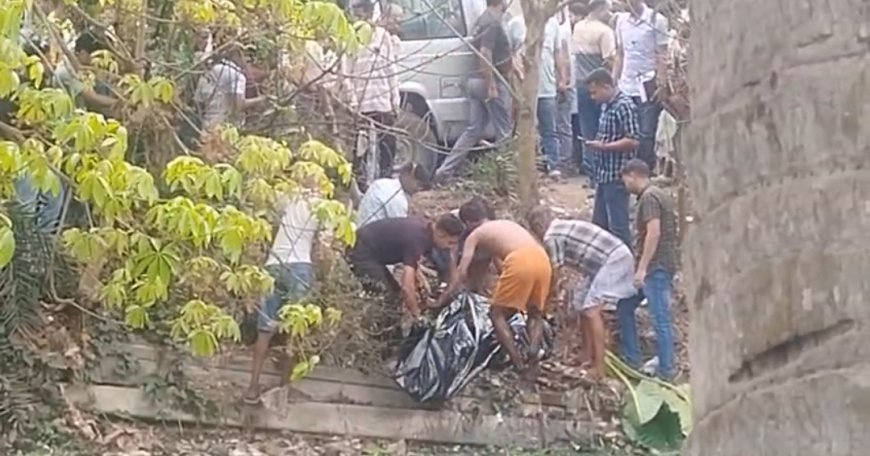 পুকুর থেকে দেহ উদ্ধার 