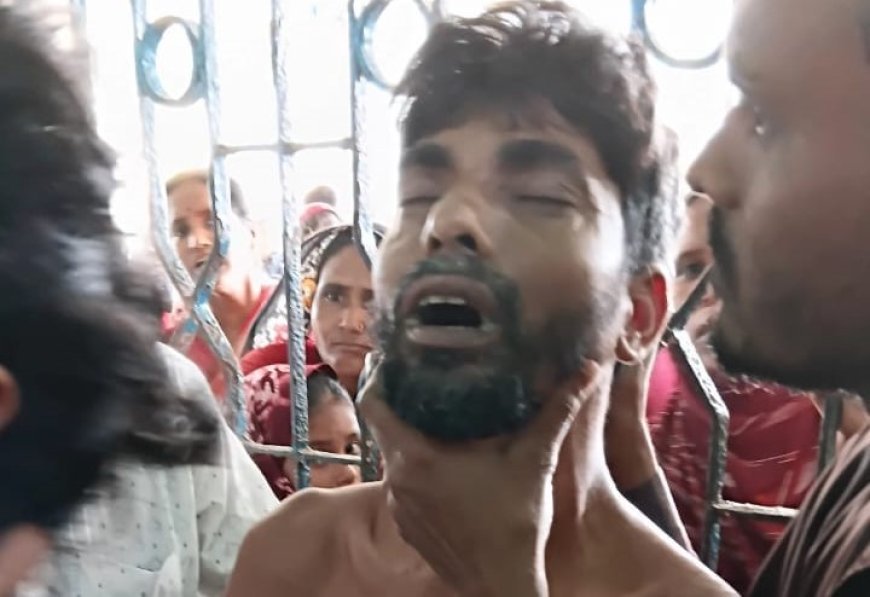 চিকিৎসক-স্বেচ্ছাসেবী কর্মীদের সাহায্যে প্রাণে বাঁচলেন যুবক