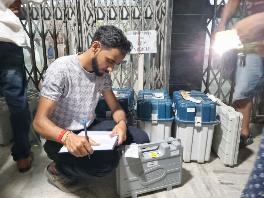 বোলপুরে ইভিএম পাচারের অভিযোগে তীব্র চাঞ্চল্য