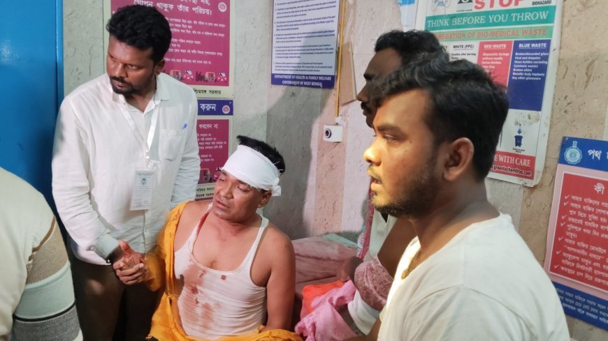 দ্বিতীয় দফা নির্বাচনে ক্যানিং মহকুমা এলাকায় রক্তারক্তি,জখম ১০