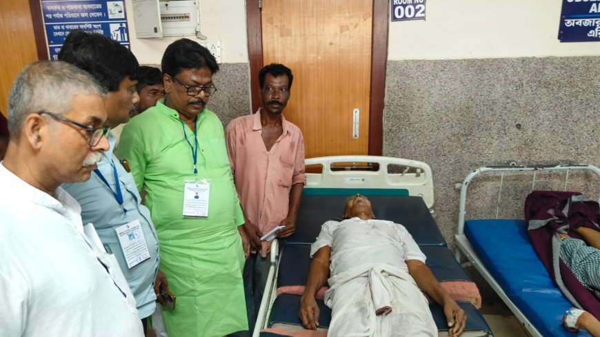 উদয়নারায়ণপুরে ভোটকেন্দ্রে বৃদ্ধের মৃত্যু, অভিযোগ তৃণমূল