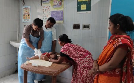 ক্যানিং মহকুমা হাসপাতালে কনজেনিট্যাল ট্যালিপাস ইকুইনো ভ্যারাস রোগের চিকিৎসায় সাফল্য 