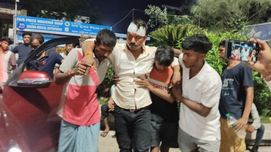 তৃণমূল দুষ্কৃতিদের হাতে আক্রান্ত বিজেপির ২ নম্বর মন্ডলের সাধারণ সম্পাদক