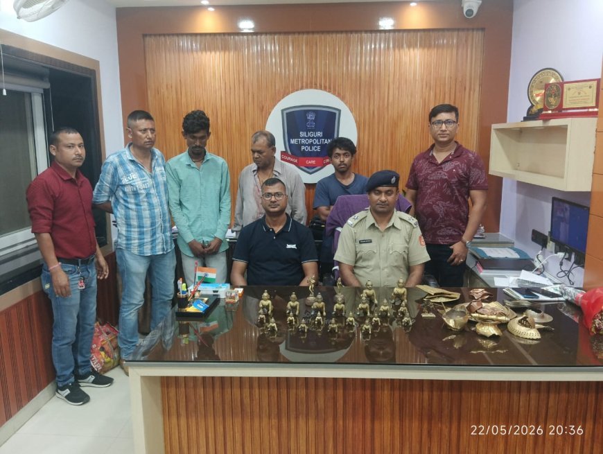 দেশবন্ধু পাড়া শ্রীশ্রী নরোত্তম গৌড়ীয় মঠে চুরির ঘটনায় গ্রেফতার ১, উদ্ধার ২২টি গোপালমূর্তি
