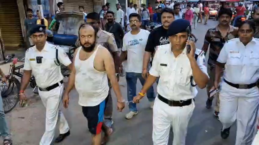 কোমরে দড়ি বেঁধে 'বড়ে'-কেও ঘোরানো হলো শিবপুর এলাকায়