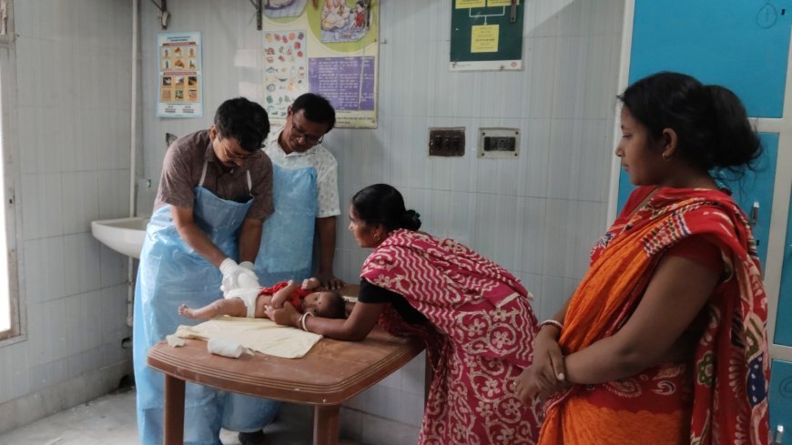 ক্যানিং মহকুমা হাসপাতালে কনজেনিট্যাল ট্যালিপাস ইকুইনো ভ্যারাস রোগের চিকিৎসায় সাফল্য 