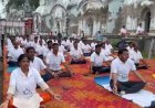 জয়নগরে দ্বাদশ মন্দির প্রাঙ্গনে আন্তর্জাতিক যোগা দিবস পালিত হল