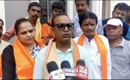 রেলের হকারদের ব্যবসা করার দাবিতে পূর্ব রেলের হাওড়া ডিভিশনের ডিআরএম'কে ডেপুটেশন ভারতীয় জনতা মজদুর মঞ্চের