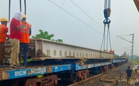 মিশন আধুনিকীকরণ: যাত্রী সুরক্ষা ও স্বাচ্ছন্দ্য বাড়াতে ব্যান্ডেল – কাটোয়া সেকশনে সফলভাবে মেগা পরিকাঠামো উন্নয়নের কাজ সম্পন্ন করল পূর্ব রেল