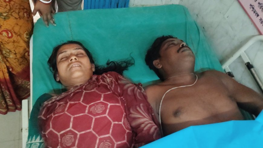 বিদ্যুৎপৃষ্ট হয়ে দম্পতির মৃত্যু,এলাকায় শোক