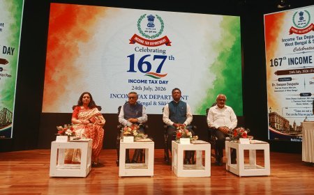 পশ্চিমবঙ্গ ও সিকিমের আয়কর দফতর ১৬৭তম আয়কর দিবস পালন করল