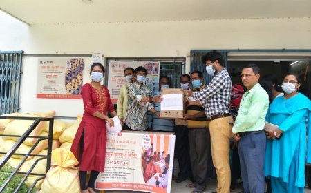 আয়ুষ্মান দিবসে যক্ষ্মা রোগীদের পুষ্টিকর খাবার বিতরণ