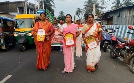 সাগর মন্ডল ৪-এর মহিলা মোর্চার উদ্যোগে অন্নপূর্ণা যোজনায় টাকা পাওয়ায় মুখ্যমন্ত্রীর প্রতি কৃতজ্ঞতা
