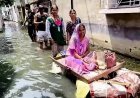 ‘খাল পরিষ্কার হয়, জল নামে না’, কোনা খালিয়ায় ক্ষোভে পথ অবরোধ বাসিন্দাদের