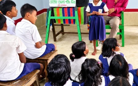 জাতীয় অরণ্য শহীদ দিবস পালন আমতার আওড়গাছি প্রাথমিক বিদ্যালয়ে