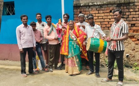 ১২৫দিনের কর্মস্থলে ভাদু গানের আসর লোকসংস্কৃতির ঐতিহ্য উদযাপন