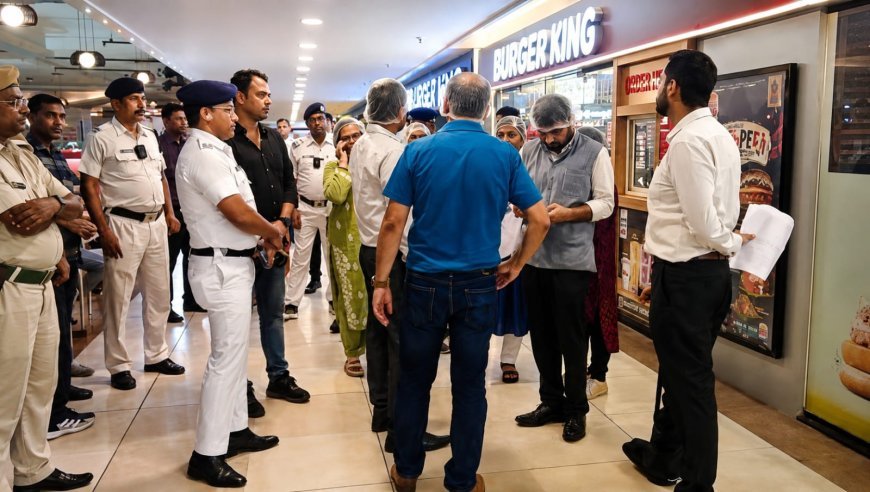 খাদ্য নিরাপত্তা সপ্তাহে শিবপুরের শপিং মলের ফুড কোর্টে অভিযান